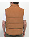 Krooked Trinity Khaki Corduroy Puffer Vest