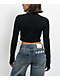 L/AB c/o Off-White™ Black Long Sleeve Crop T-Shirt - Thumbnail image 2 of 5
