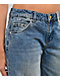 L/AB c/o Off-White™ Blue Wash Low Rise Baggy Jeans - Thumbnail image 4 of 7