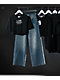 L/AB c/o Off-White™ Blue Wash Low Rise Baggy Jeans - Thumbnail image 7 of 7