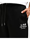 L/AB c/o Off-White™ Core Diagonal Black Relaxed Sweatpants - Thumbnail image 3 of 4