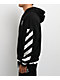 L/AB c/o Off-White™ Core Diagonal Black Zip Hoodie - Thumbnail image 4 of 5