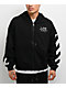 L/AB c/o Off-White™ Core Diagonal Black Zip Hoodie - Thumbnail image 5 of 5