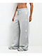 L/AB c/o Off-White™ Grey Wide Leg Sweatpants - Thumbnail image 1 of 7