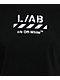 L/AB c/o Off-White™ Logo Black Crop T-Shirt - Thumbnail image 3 of 5