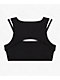 L/AB c/o Off-White™ Logo Black Layered Cutout Crop Top - Thumbnail image 5 of 5