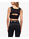 L/AB c/o Off-White™ Logo Black Layered Cutout Crop Top - Thumbnail image 2 of 5
