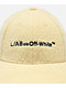 L/AB c/o Off-White™ Natural Sherpa Snapback Hat - Thumbnail image 3 of 4