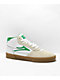 Lakai Cambridge Mid White, Green & Gum Skate Shoes - Thumbnail image 1 of 4