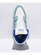 Lakai Gass Telford White & Light Blue Suede High Top Skate Shoes