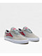 Lakai Manchester Grey & Red Suede Skate Shoes