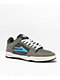 Lakai Telford Low Grey & Cyan Suede Skate Shoes - Thumbnail image 1 of 4