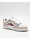 Lakai x Chocolate Telford Low Red & White Skate Shoes - Thumbnail image 1 of 5