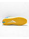 Lakai x Pacifico Telford White, Cyan, & Yellow Low Top Skate Shoes