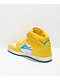 Lakai x Pacifico Telford White, Cyan, & Yellow Skate Shoes - Thumbnail image 2 of 6