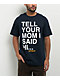 Lamebrain Friendly Navy T-Shirt - Thumbnail image 1 of 2
