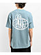 Last Resort AB Atlas Mono Blue T-Shirt - Thumbnail image 1 of 3