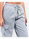 Leah Kirsch Grey Cargo Sweatpants - Thumbnail image 6 of 7
