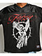 Learn To Forget Angel Black Football Jersey - Thumbnail image 2 of 4