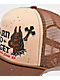 Learn To Forget Pitbulls Brown & Beige Trucker Hat - Thumbnail image 6 of 6