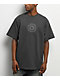 Learn To Forget Sacred Heart Embroidered Grey T-Shirt - Thumbnail image 2 of 4