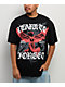 Learn To Forget Saint Angela Rhinestone Black T-Shirt - Thumbnail image 1 of 3