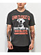 Learn To Forget Smile Black Wash T-Shirt - Thumbnail image 1 of 2