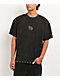 Learn To Forget Thrashed Studded Black Wash T-Shirt - Thumbnail image 1 of 6
