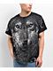 Liquid Blue Arctic Wolf Black T-Shirt - Thumbnail image 1 of 3