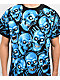 Liquid Blue Skull Pile Blue T-Shirt - Thumbnail image 3 of 3
