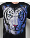 Liquid Blue White Tiger Black T-Shirt - Thumbnail image 3 of 3