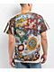 Liquid Blue World Map Natural T-Shirt - Thumbnail image 2 of 3