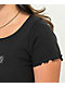 Liquid Death Arched Logo Black Crop T-Shirt - Thumbnail image 3 of 3