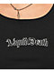 Liquid Death Arched Logo Black Crop T-Shirt - Thumbnail image 2 of 3