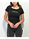 Liquid Death Arched Logo Black Crop T-Shirt - Thumbnail image 1 of 3