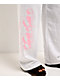 Lonely Ghost Text Me When You Get Lonely Heather Grey Wide Leg Sweatpants - Thumbnail image 3 of 7