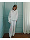 Lonely Ghost Text Me When You Get Lonely Heather Grey Wide Leg Sweatpants - Thumbnail image 3 of 8