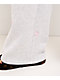 Lonely Ghost Text Me When You Get Lonely Heather Grey Wide Leg Sweatpants - Thumbnail image 4 of 7