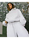 Lonely Ghost Text Me When You Get Lonely Heather Grey Wide Leg Sweatpants - Thumbnail image 7 of 7