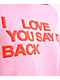 Lonely Ghost Ways To Say ILY Pink Hoodie - Thumbnail image 5 of 10
