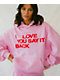 Lonely Ghost Ways To Say ILY Pink Hoodie - Thumbnail image 7 of 10