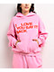 Lonely Ghost Ways To Say ILY Pink Hoodie - Thumbnail image 1 of 10