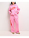 Lonely Ghost Ways To Say ILY Pink Wide Leg Sweatpants - Thumbnail image 6 of 8