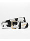 Loosey Black & White Cow Print Belt - Thumbnail image 1 of 2