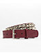 Loosey Stud Finder Ox Blood Studded Belt - Thumbnail image 1 of 2