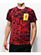 Loteria El Diablito Red & Black Tie Dye T-Shirt - Thumbnail image 2 of 3