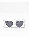 Lover Marble White Heart Sunglasses - Thumbnail image 2 of 3