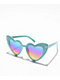 Lover Polarized Blue Heart Sunglasses - Thumbnail image 1 of 2