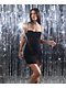Lovesome Corset Black Glitter Dress - Thumbnail image 10 of 10