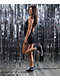 Lovesome Sequin Tie Back Black Dress - Thumbnail image 9 of 10